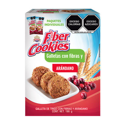Fiber Cookies with cranberry