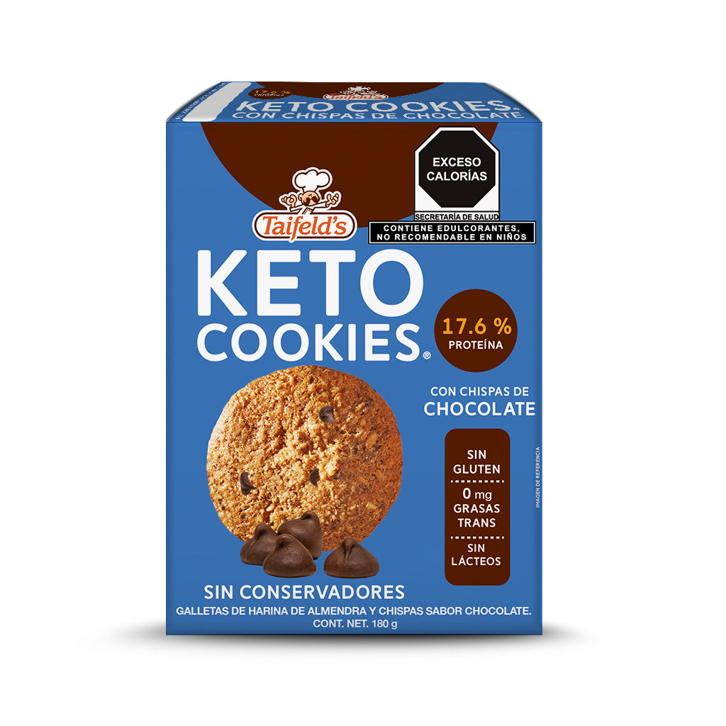 KETO COOKIES WITH CHOCOLATE CHIPS