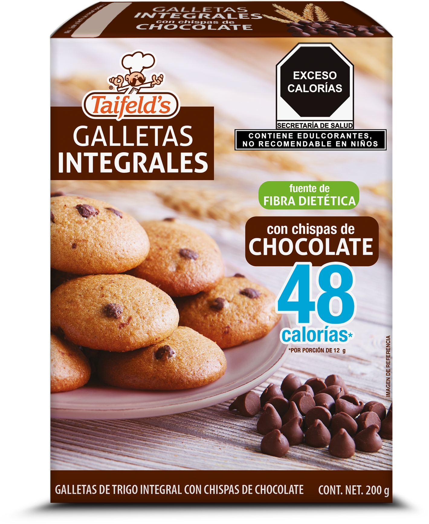 Galletas Integrales con Chispas de Chocolate
