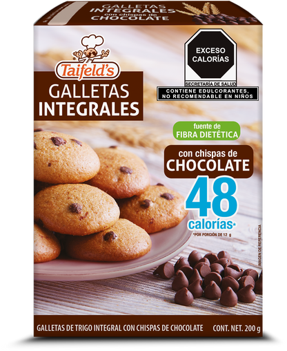 Galletas Integrales con Chispas de Chocolate