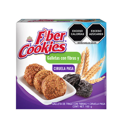 Fiber Cookies con ciruela pasa