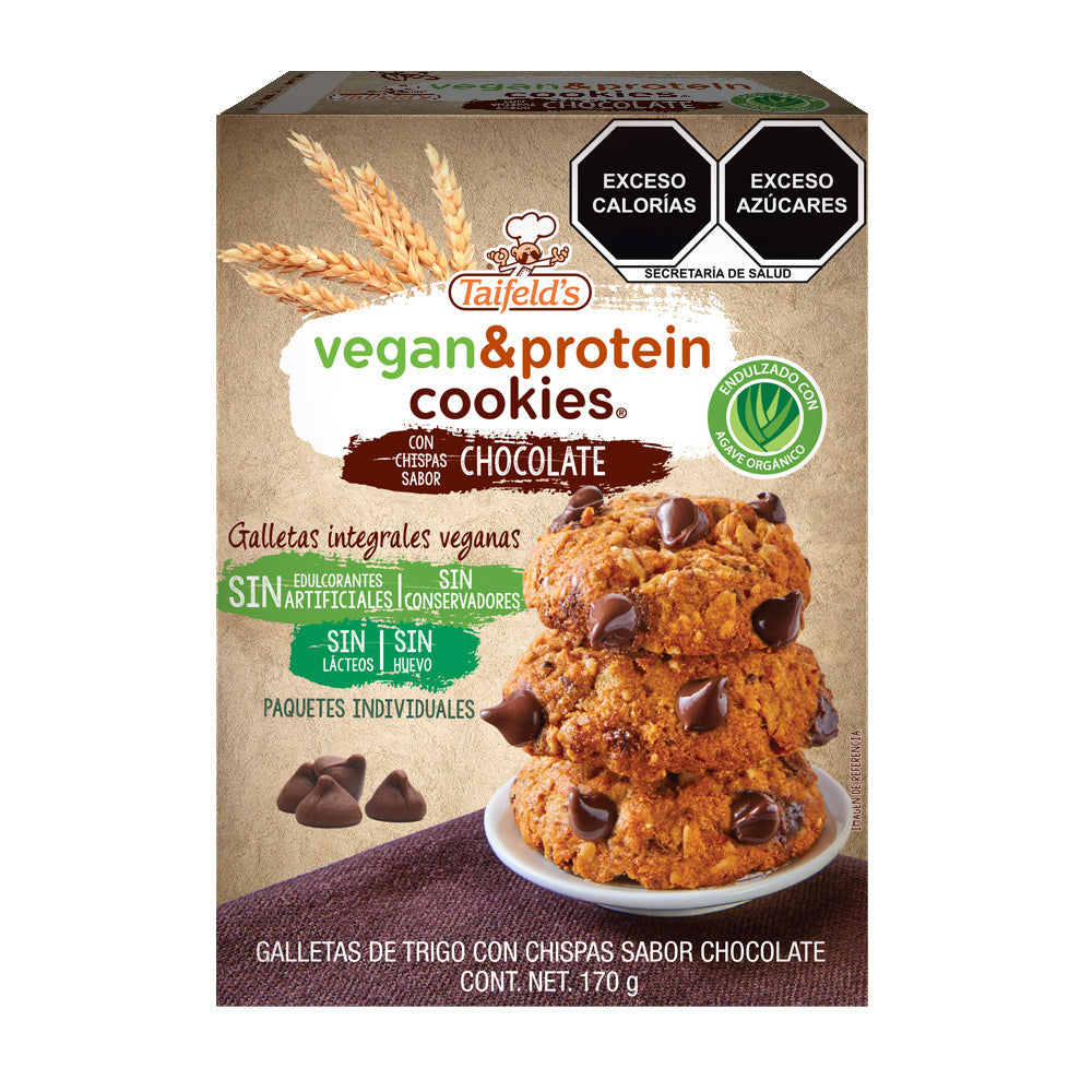 Vegan & Protein Cookies con Chispas sabor Chocolate