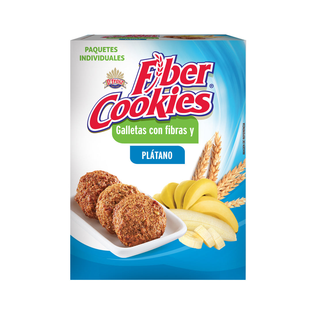 Fiber Cookies con plátano